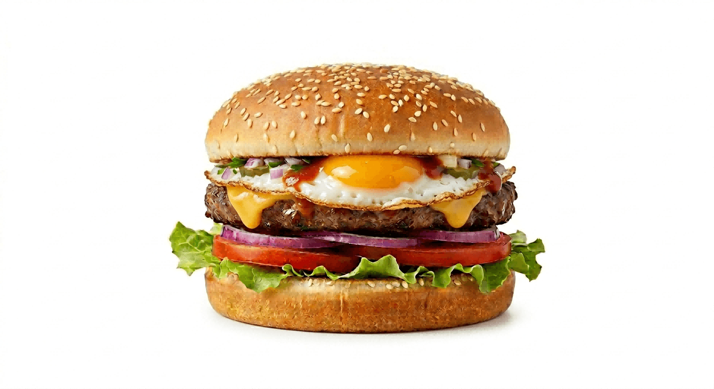 Egg Bacon Burger